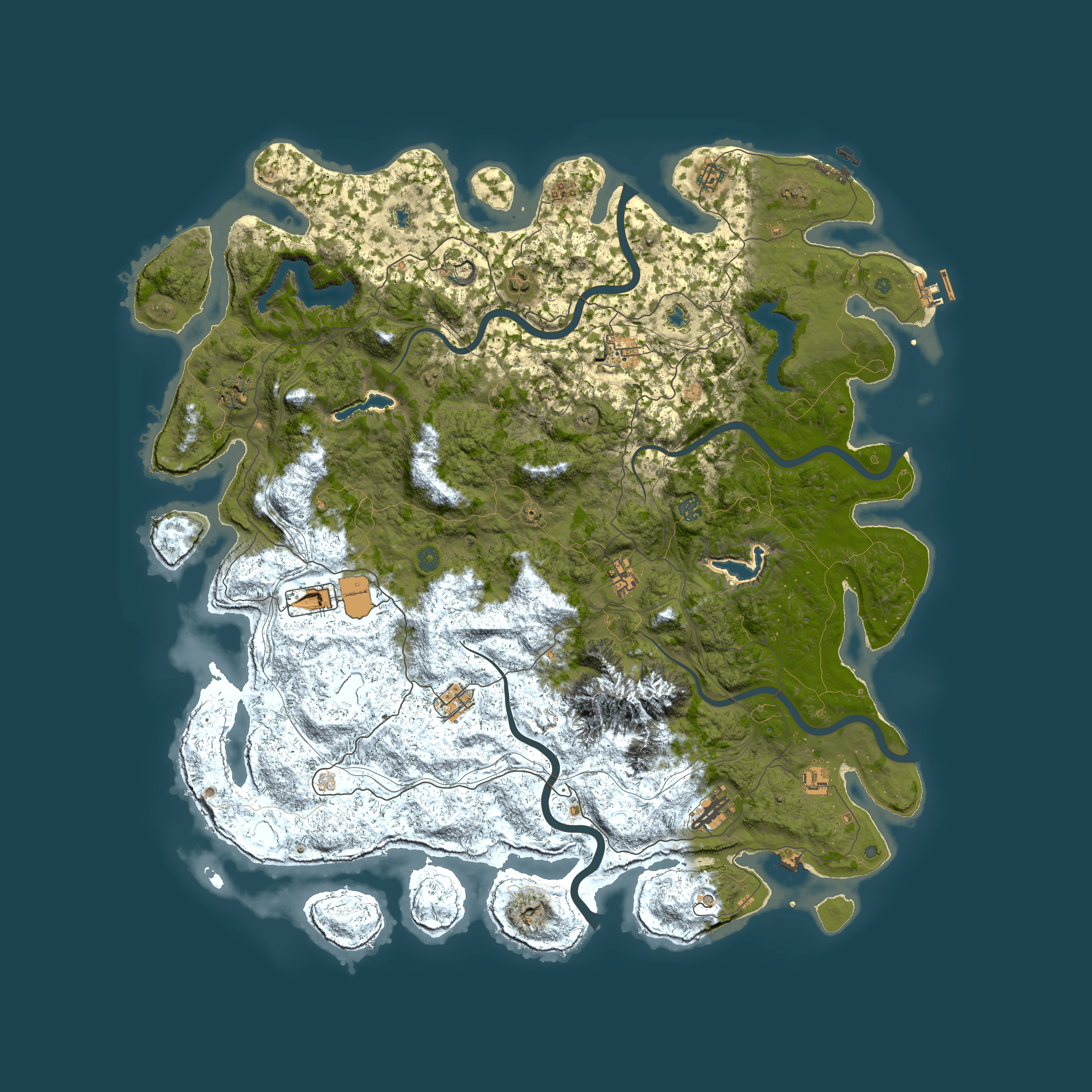 Full top-down render of Rust map seed 1588569804, 5500x5500m