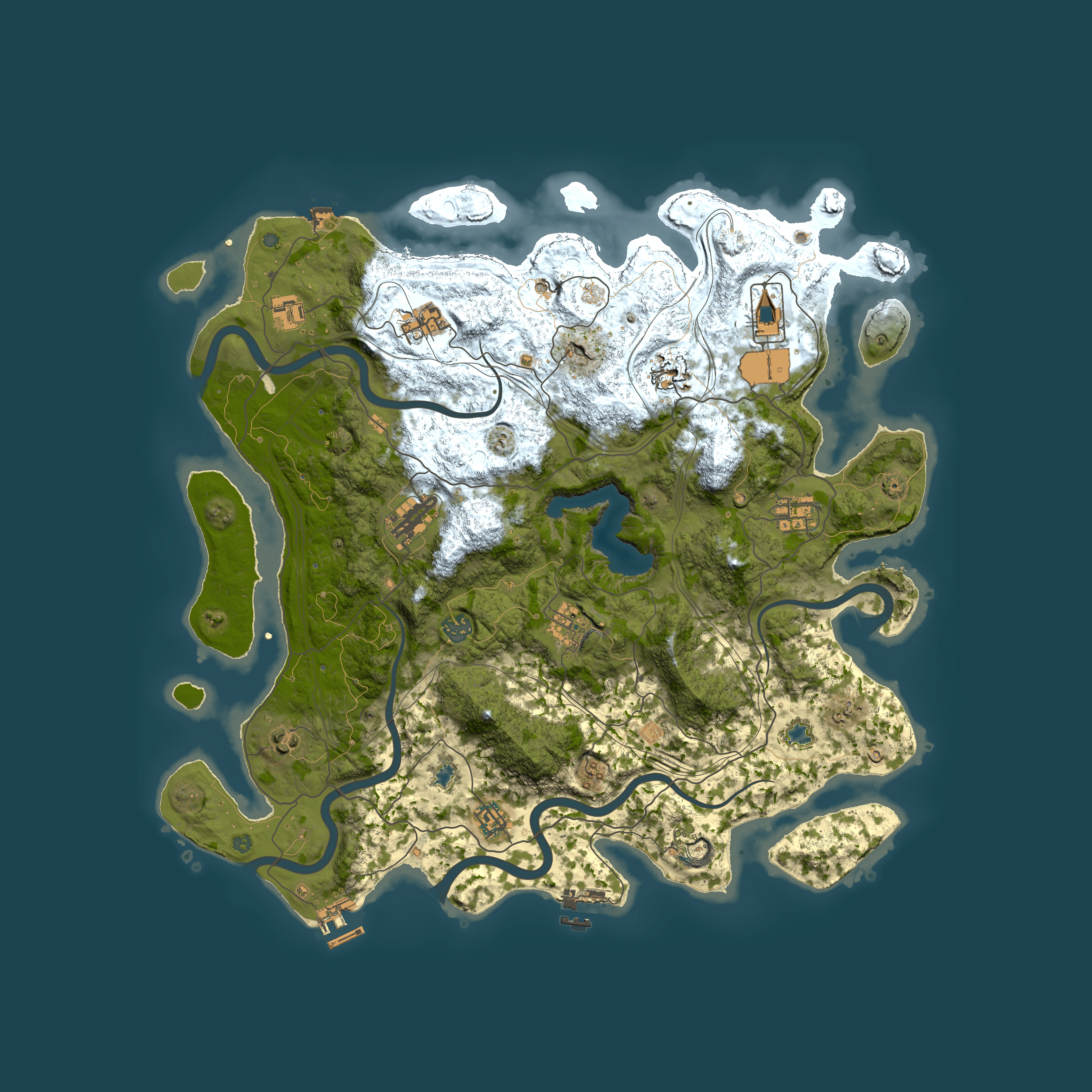 Full top-down render of Rust map seed 180534984, 4500x4500m
