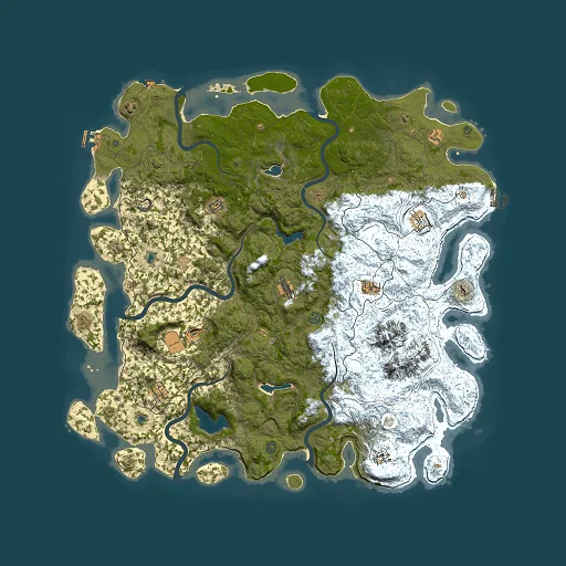 Rust map seed 1680880697, 5500x5500m top-down preview