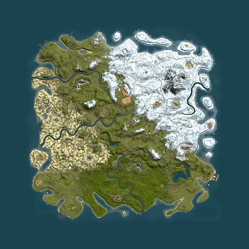 Rust map seed 2047097154, 6000x6000m top-down preview