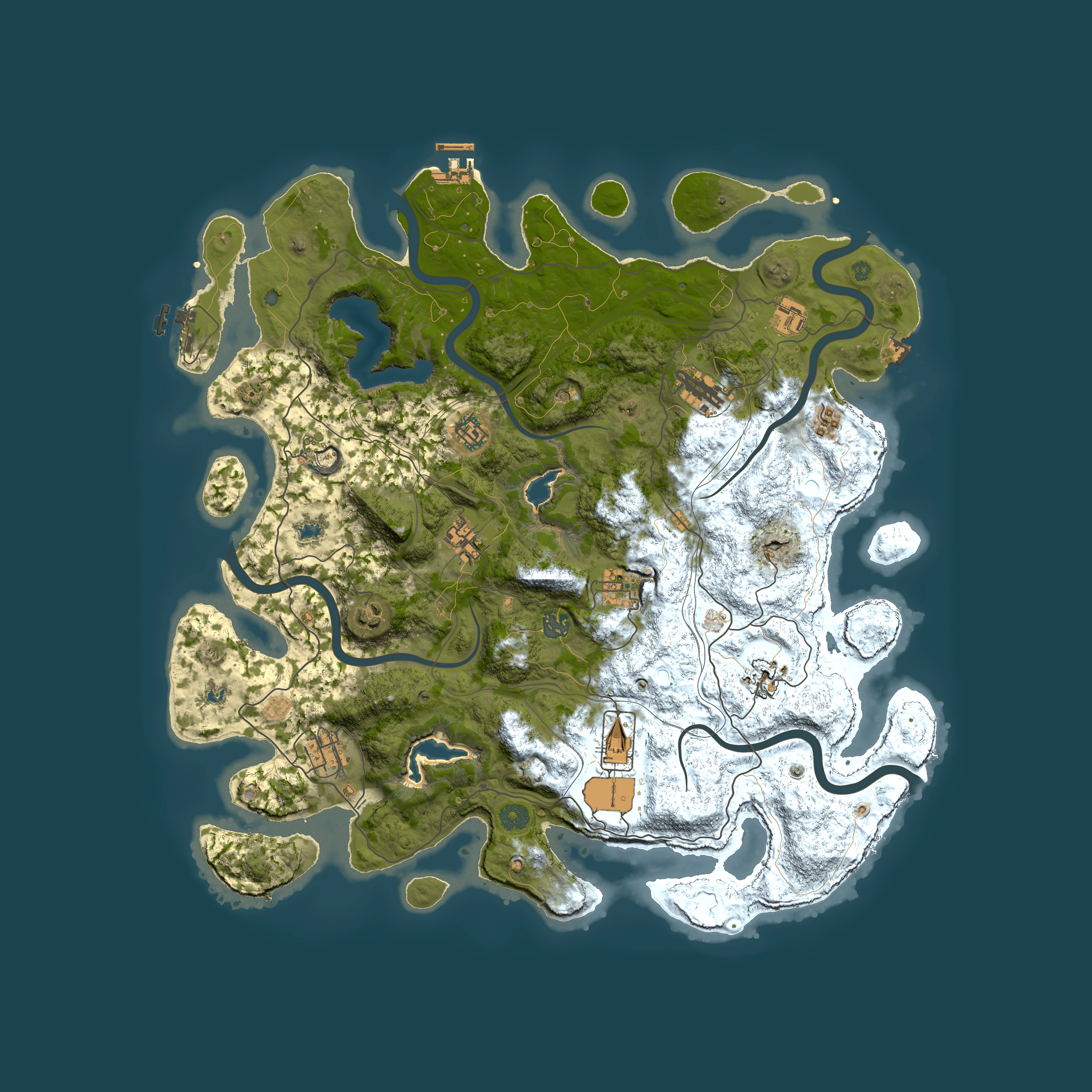 Full top-down render of Rust map seed 1655404837, 4500x4500m