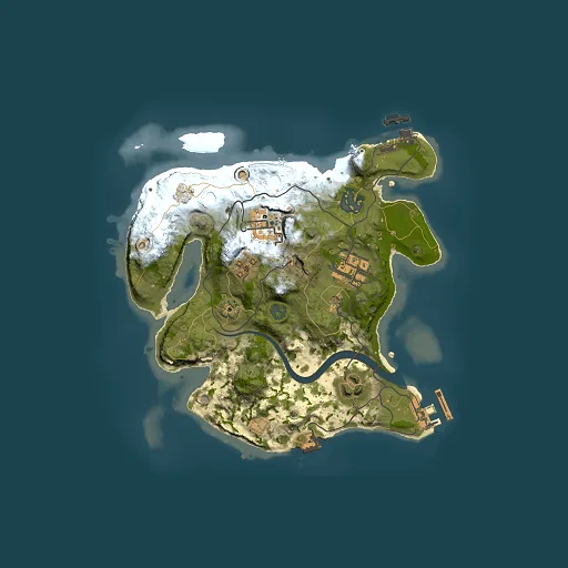 Rust map seed 502354785, 2500x2500m top-down preview