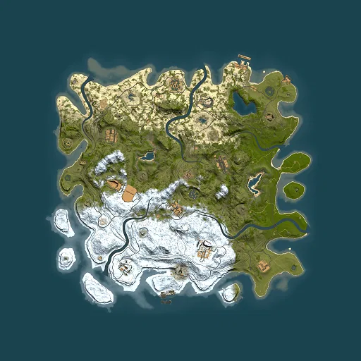 Rust map seed 109726367, 4500x4500m top-down preview