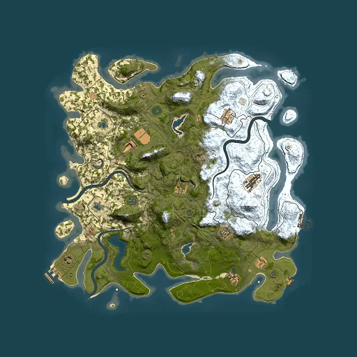 Rust map seed 903506904, 4500x4500m top-down preview
