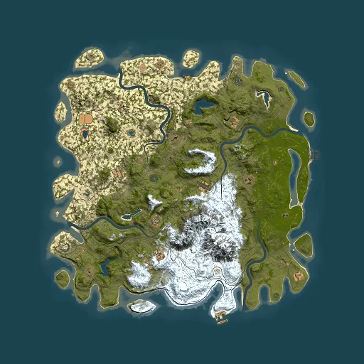 Rust map seed 1209735946, 5500x5500m top-down preview