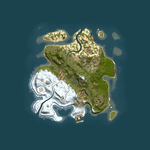 Rust map seed 1319010086, 3000x3000m top-down preview