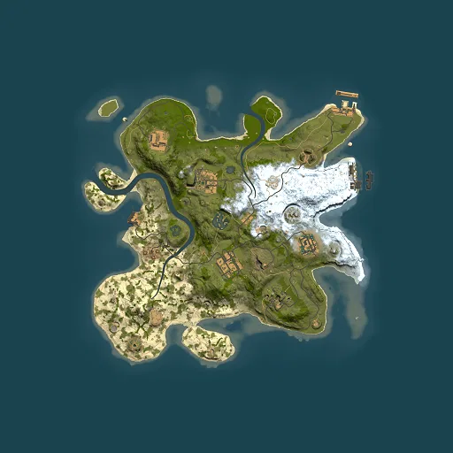 Rust map seed 1426041488, 3000x3000m top-down preview