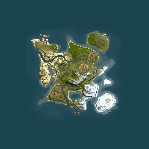 Rust map seed 924601830, 2500x2500m top-down preview