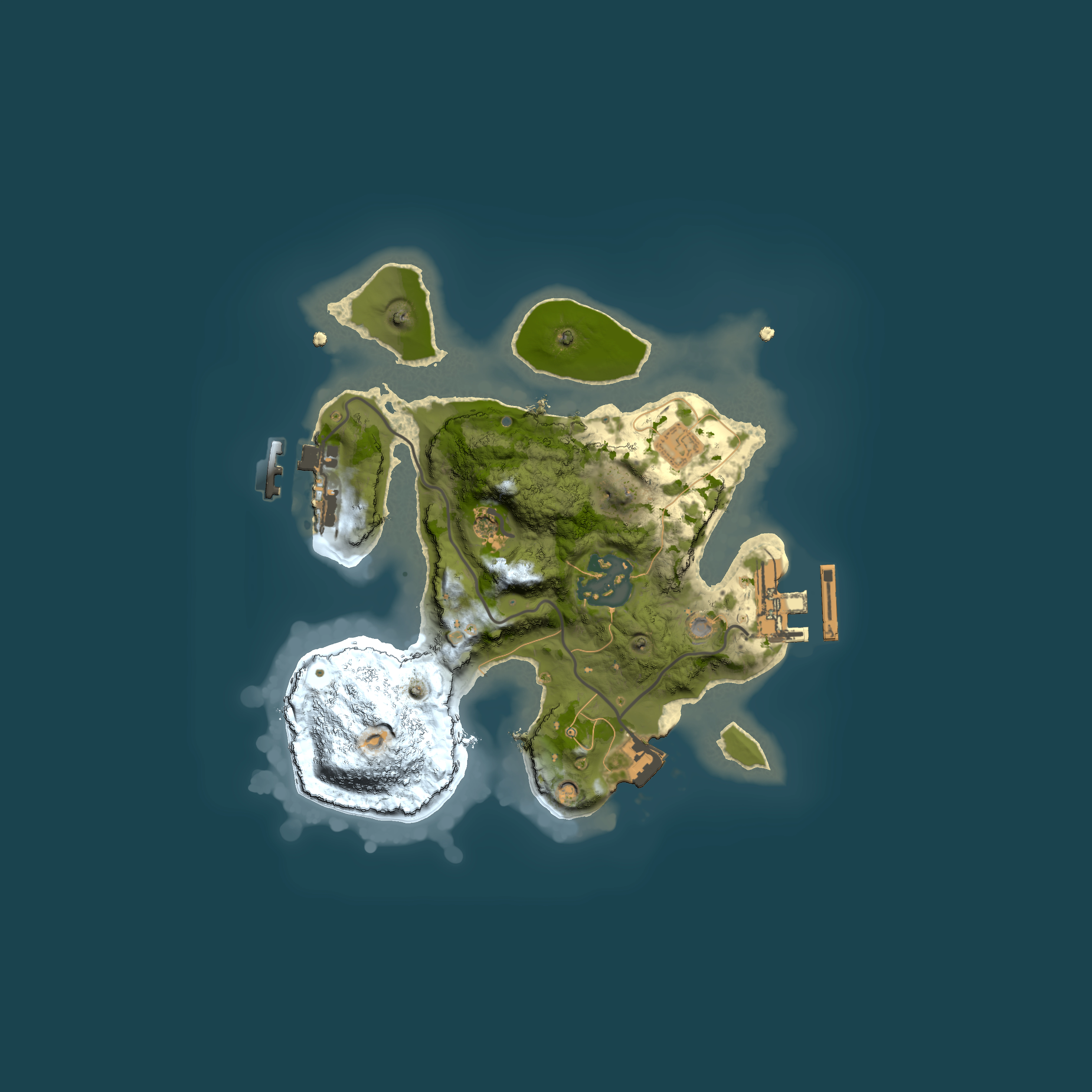 Full top-down render of Rust map seed 555296731, 2000x2000m