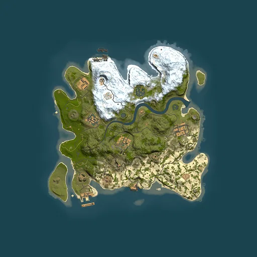 Rust map seed 781299427, 3000x3000m top-down preview