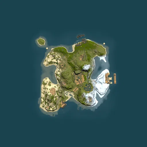 Rust map seed 832508150, 2000x2000m top-down preview