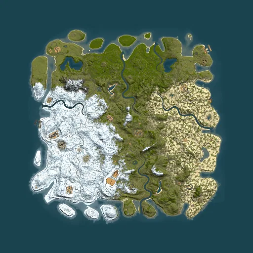 Rust map seed 1688343713, 6000x6000m top-down preview