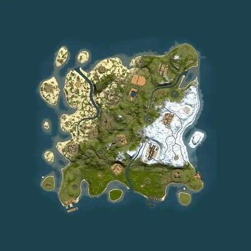 Rust map seed 1071685213, 3500x3500m top-down preview