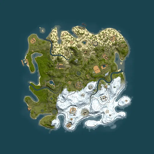 Rust map seed 512908544, 4000x4000m top-down preview