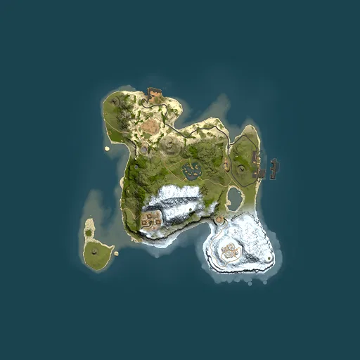 Rust map seed 1283468779, 2000x2000m top-down preview