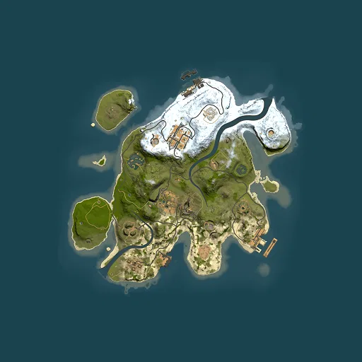 Rust map seed 406051720, 2500x2500m top-down preview
