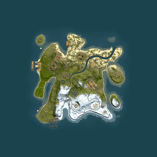 Rust map seed 1390314971, 2500x2500m top-down preview