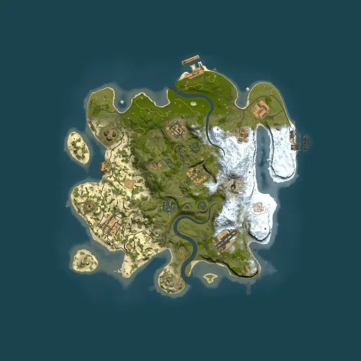 Rust map seed 945980502, 3000x3000m top-down preview