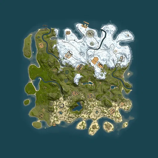 Rust map seed 1274625797, 4500x4500m top-down preview