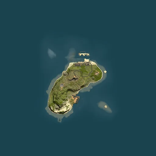 Rust map seed 458938033, 1500x1500m top-down preview