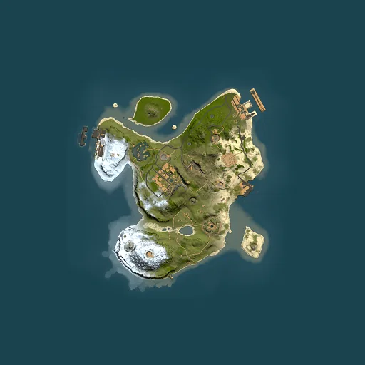 Rust map seed 340401287, 2000x2000m top-down preview