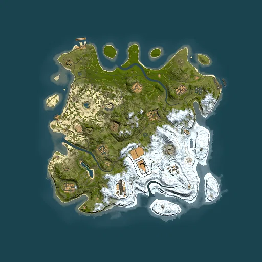 Rust map seed 1835194484, 4000x4000m top-down preview