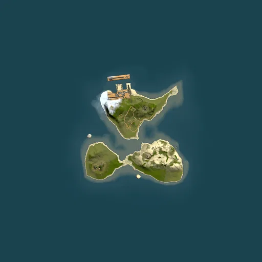 Rust map seed 1964058466, 1500x1500m top-down preview