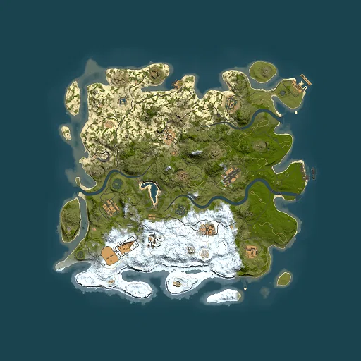 Rust map seed 429000936, 4000x4000m top-down preview