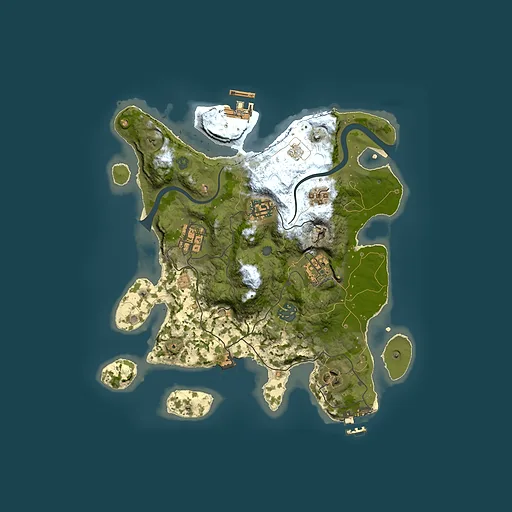 Rust map seed 1503222915, 3000x3000m top-down preview