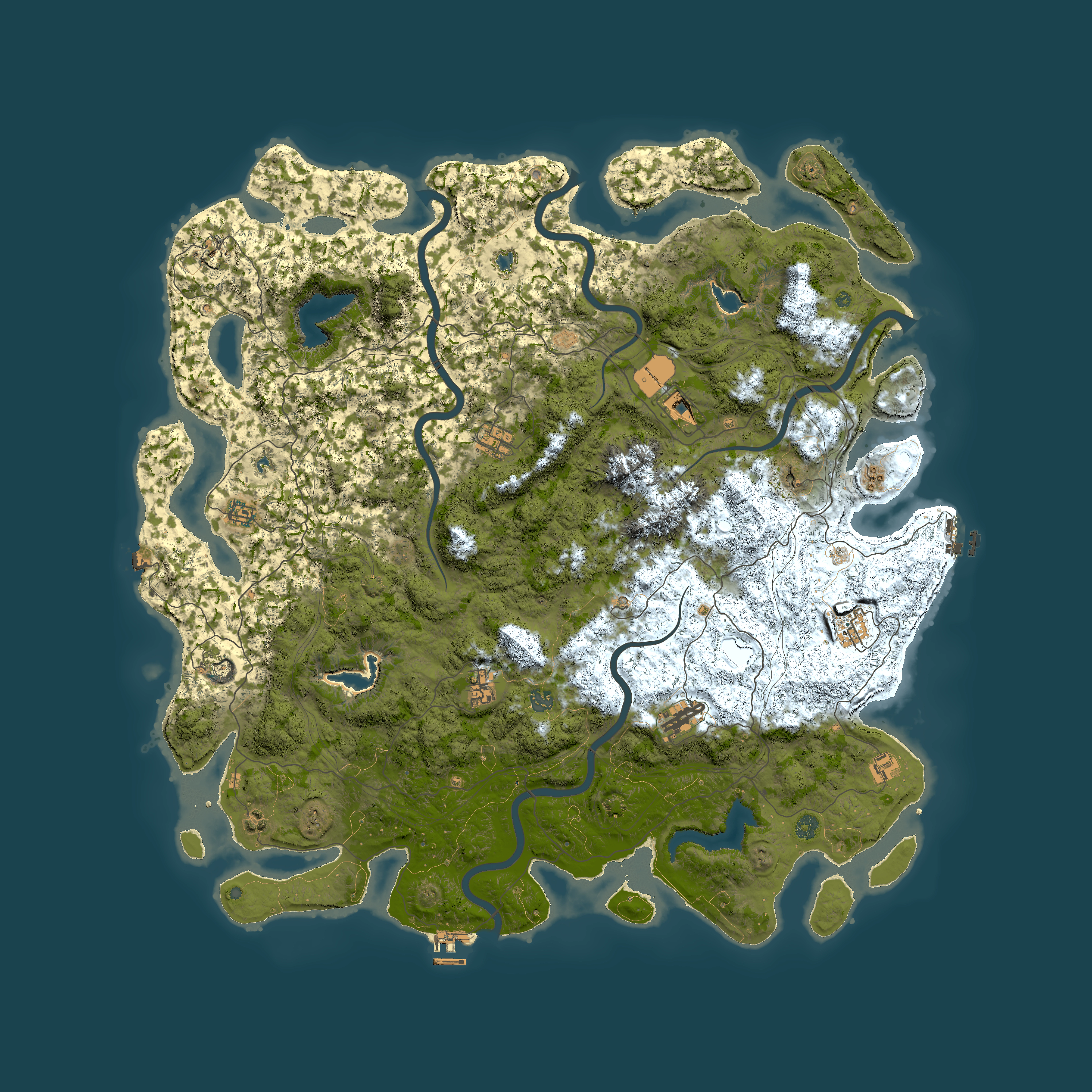 Full top-down render of Rust map seed 2085631552, 5500x5500m