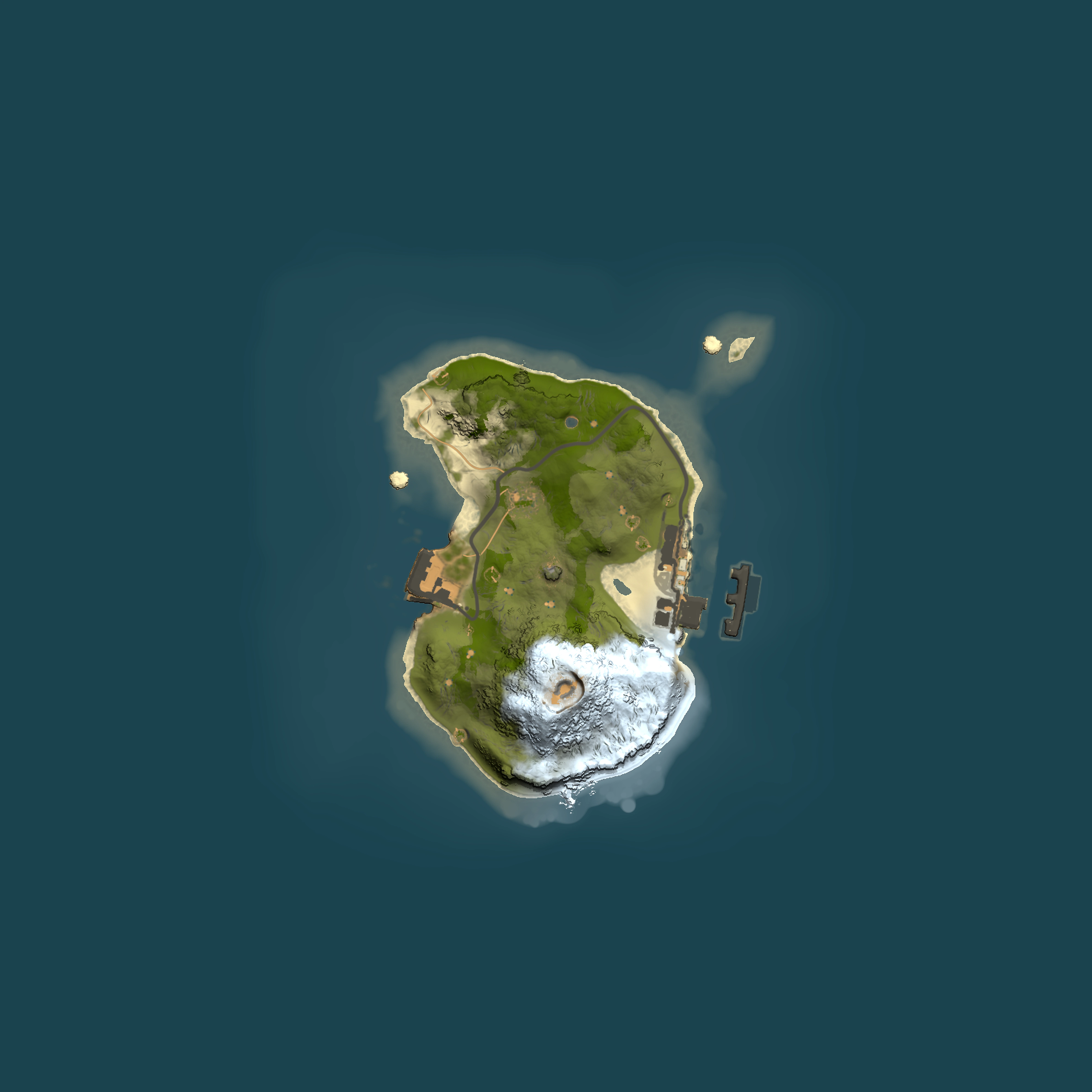 Full top-down render of Rust map seed 998641616, 1500x1500m