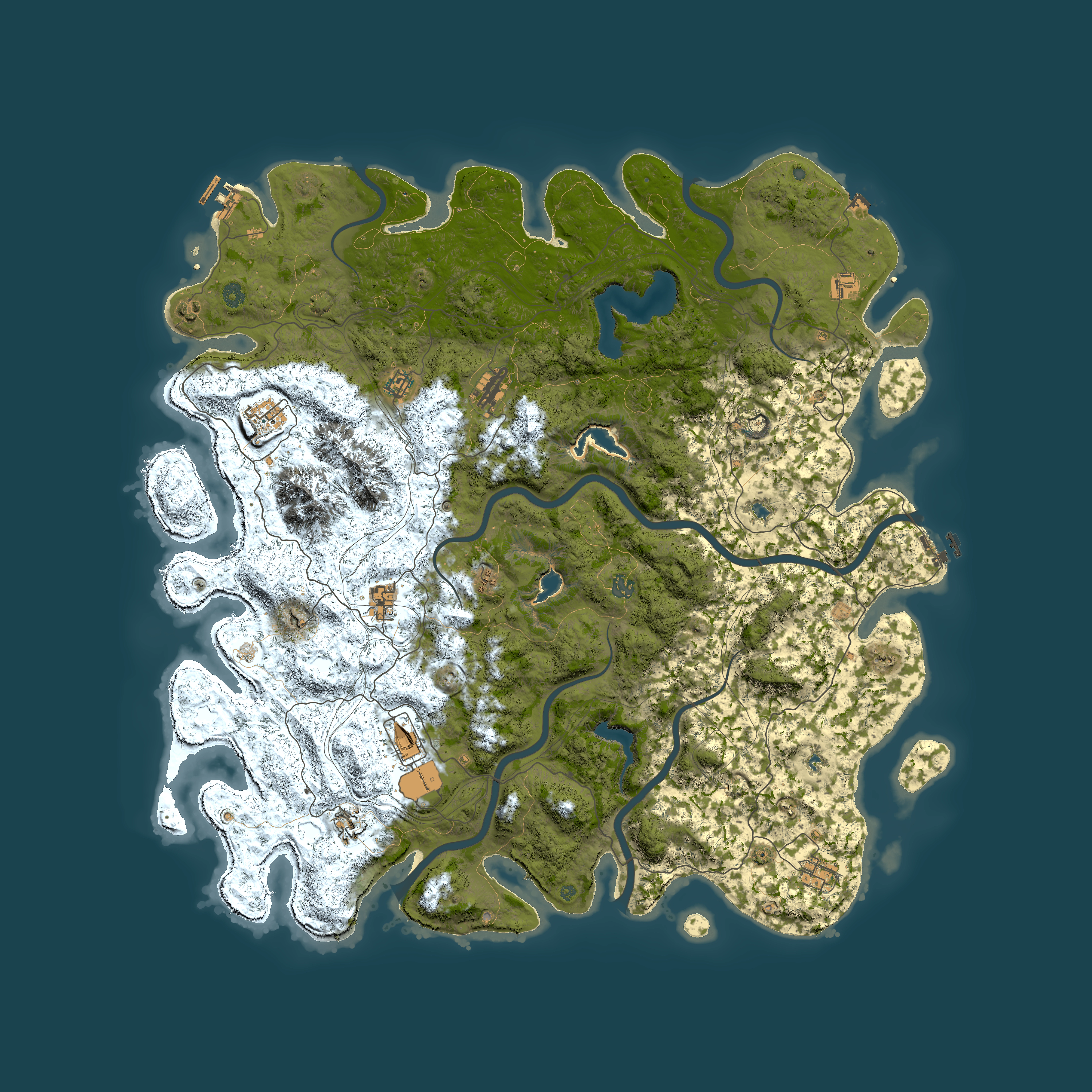 Full top-down render of Rust map seed 2102016154, 5500x5500m