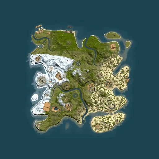 Rust map seed 1881716588, 3500x3500m top-down preview