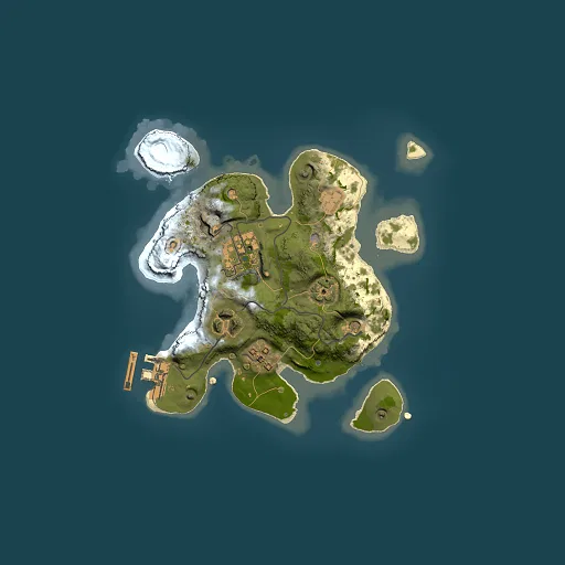 Rust map seed 1308561072, 2000x2000m top-down preview