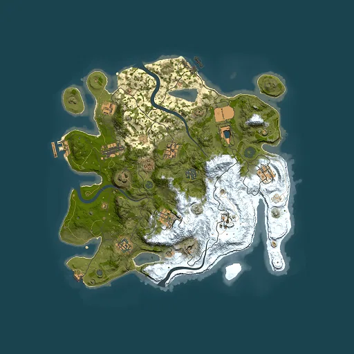 Rust map seed 1720365678, 3500x3500m top-down preview