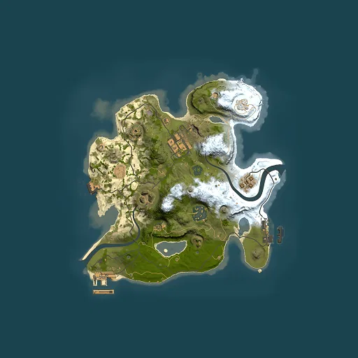 Rust map seed 880652243, 2500x2500m top-down preview
