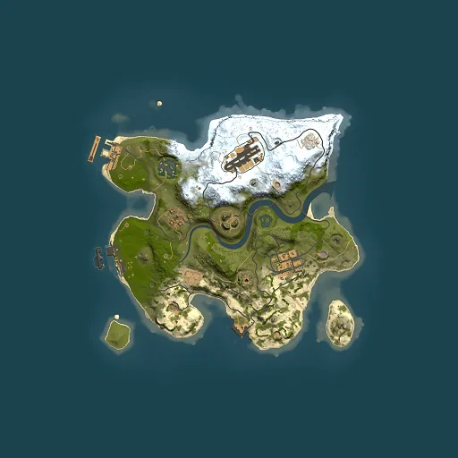 Rust map seed 1682581649, 2500x2500m top-down preview
