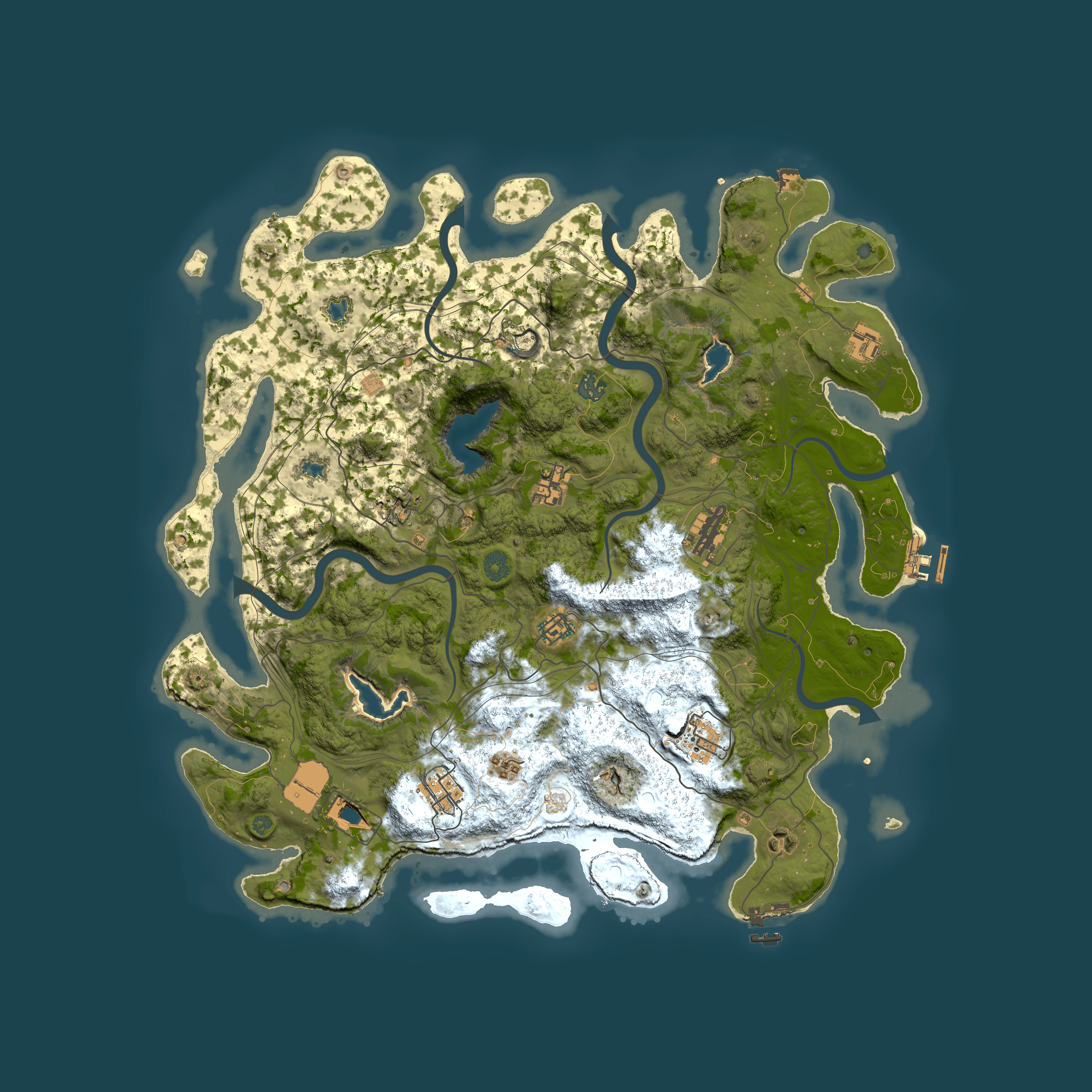 Full top-down render of Rust map seed 2065902094, 4500x4500m