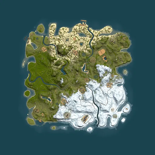 Rust map seed 1096645402, 4500x4500m top-down preview
