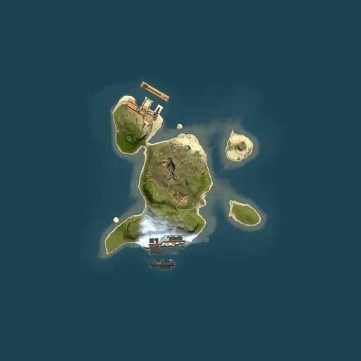 Rust map seed 1071754290, 1500x1500m top-down preview