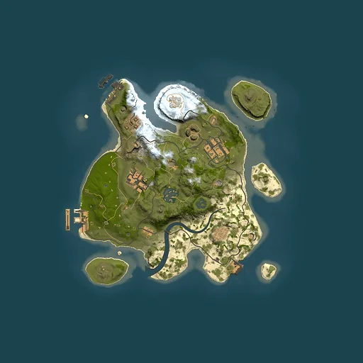 Rust map seed 101682980, 2500x2500m top-down preview
