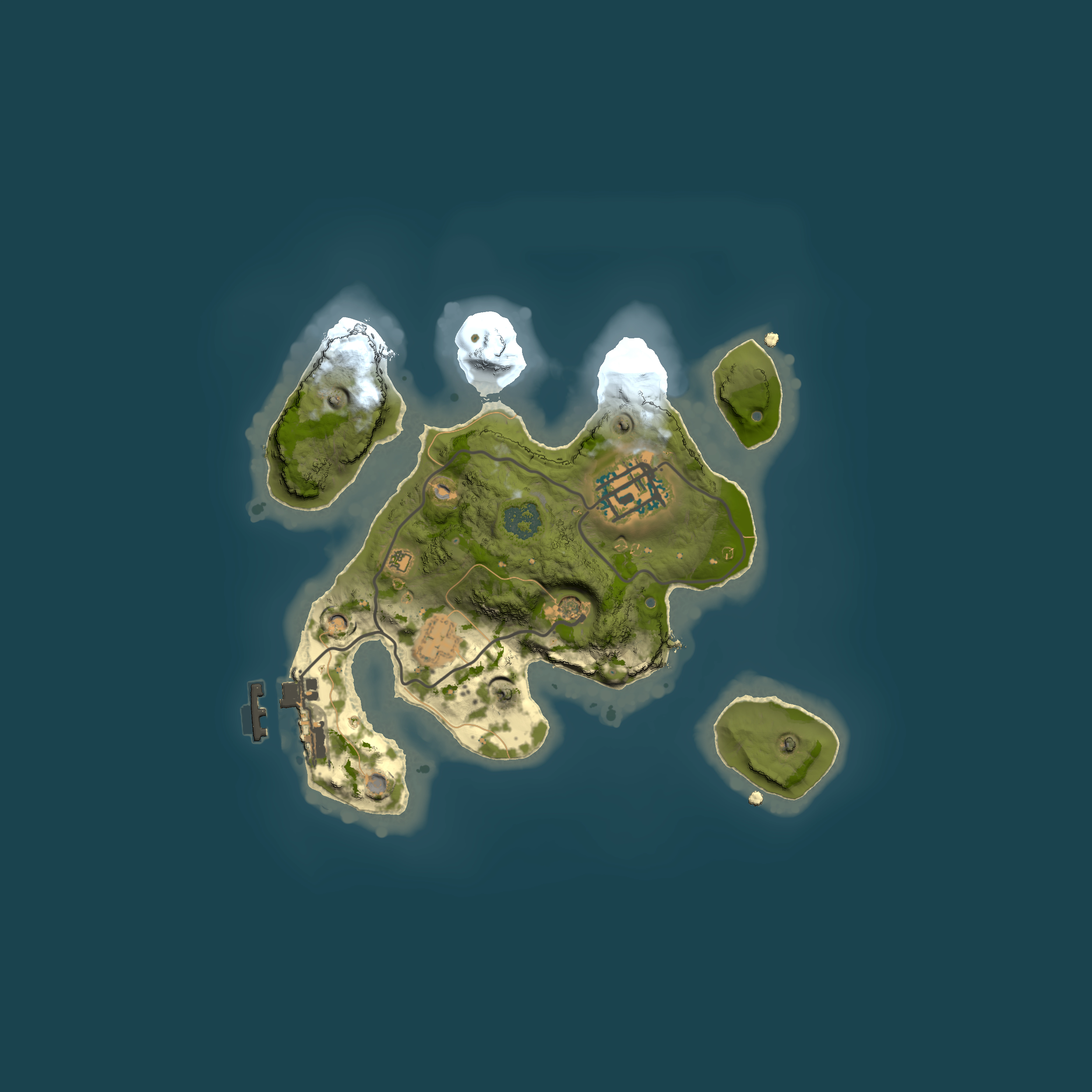 Full top-down render of Rust map seed 179914319, 2000x2000m