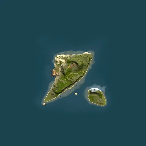 Rust map seed 1634214199, 1500x1500m top-down preview