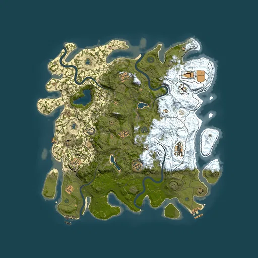 Rust map seed 346845041, 4500x4500m top-down preview