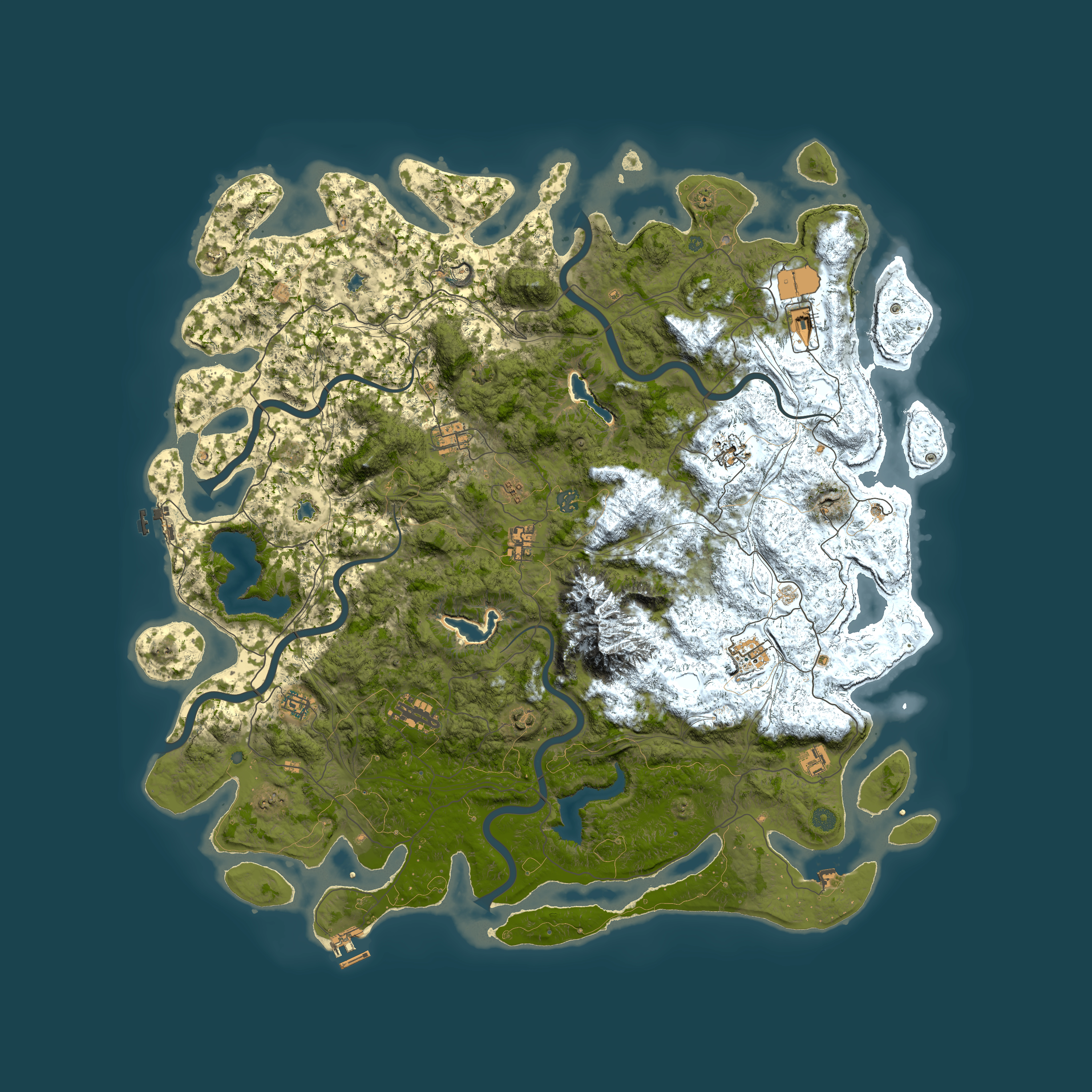 Full top-down render of Rust map seed 465474895, 5500x5500m