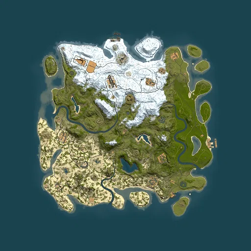Rust map seed 1006323389, 4500x4500m top-down preview