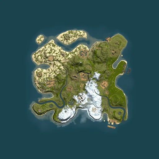 Rust map seed 1021363056, 3000x3000m top-down preview