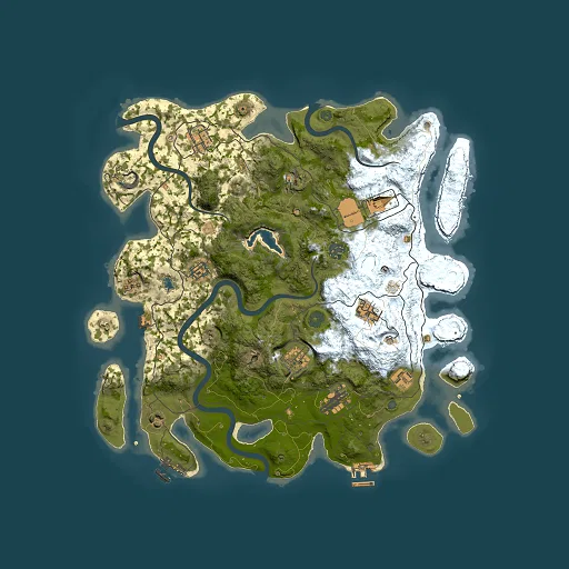 Rust map seed 159173173, 4000x4000m top-down preview