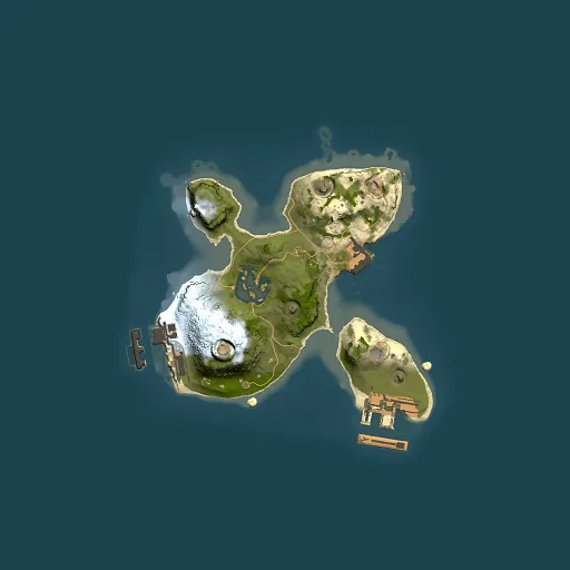 Rust map seed 1261921840, 1500x1500m top-down preview