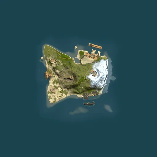 Rust map seed 1878795857, 1500x1500m top-down preview